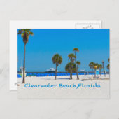 Clearwater Beach Florida Post Card Briefkaart (Voorkant / Achterkant)