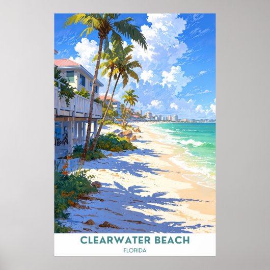 Clearwater Beach, Florida Poster (Voorkant)