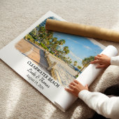 Clearwater Beach Florida Poster, Aquarel Poster