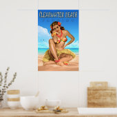 Clearwater Beach Florida Reisposter Zee Arend Poster (Keuken)