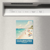 Clearwater Beach Florida Reizen Magneet (Insitu (Vaatwasser))
