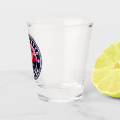 Clearwater Beach Florida Retro Sunset Souvenirs Shot Glas (Rechts)