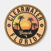 Clearwater Beach Florida  Souvenirs Magneet (Voorkant)