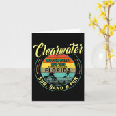 Clearwater Beach Florida - Summer Clearwater Beach Kaart (Gele Bloem)
