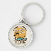 ClearWater Beach Florida Summer Time Sleutelhanger (Voorkant)