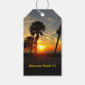 Clearwater Beach, Florida Sunset Cadeaulabel (Voorkant)