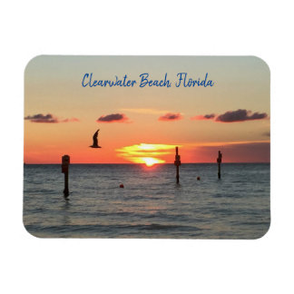 Clearwater Beach, Florida sunset magnet Magneet