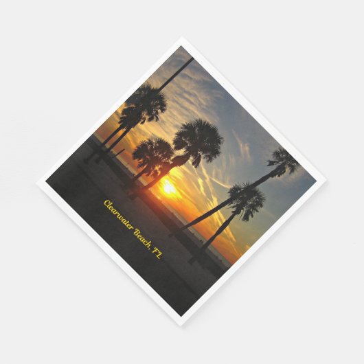 Clearwater Beach, Florida Sunset Servet (Hoek)