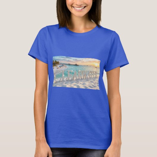 Clearwater Beach Florida T-shirt (Voorkant)
