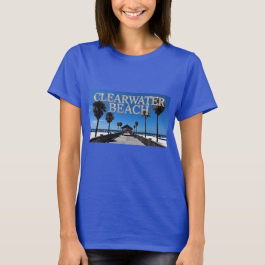 Clearwater Beach Florida T-shirt (Voorkant)