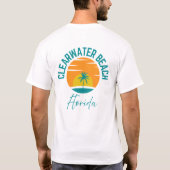 Clearwater Beach Florida T-Shirt (Achterkant)