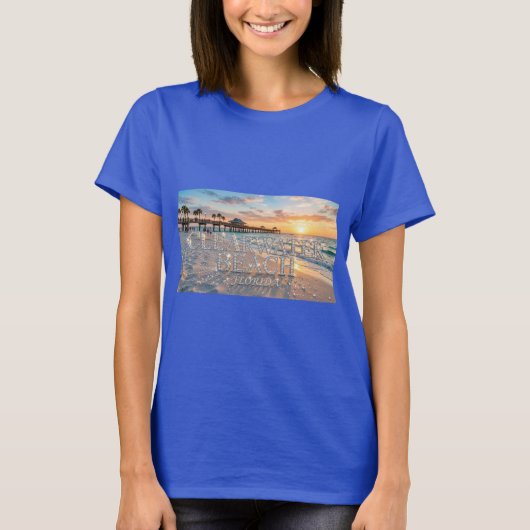 Clearwater Beach Florida T-shirt (Voorkant)