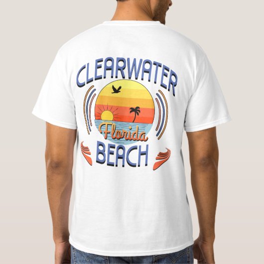 Clearwater Beach, Florida T-shirt (Achterkant)