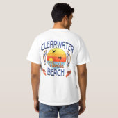 Clearwater Beach, Florida T-shirt (Achterkant volledig)
