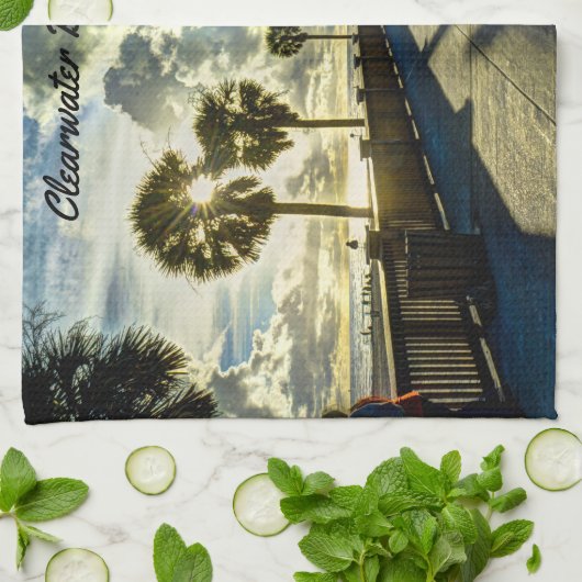 Clearwater Beach, Florida Theedoek (Gevouwen)