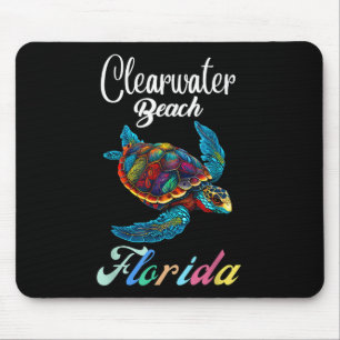 Clearwater Beach Florida Tie Dye Zee Schildpad Fam Muismat