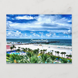 Clearwater Beach, Florida, vakantiebestemming Briefkaart