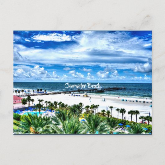 Clearwater Beach, Florida, vakantiebestemming Briefkaart (Voorkant)