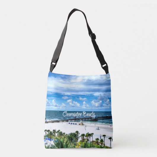 Clearwater Beach, Florida, vakantiebestemming, Crossbody Tas (Achterkant)