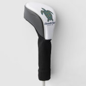 Clearwater Beach Florida Zeeschildpad Vector Desig Golfheadcover (Schuin)