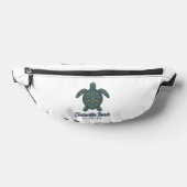 Clearwater Beach Florida Zeeschildpad Vector Desig Heuptasje (Liggend)