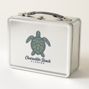 Clearwater Beach Florida Zeeschildpad Vectorontwer