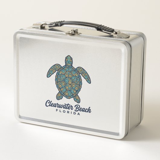Clearwater Beach Florida Zeeschildpad Vectorontwer (Voorkant)
