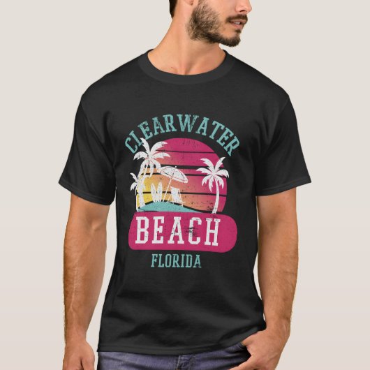 Clearwater Beach Originele Florida stranden T-shirt (Voorkant)