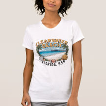 Clearwater Beach Retro Vignet