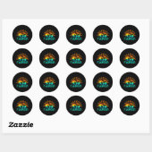 Clearwater Beach Ronde Sticker (Vel)