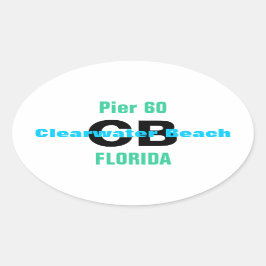 CLEARWATER BEACH stickers (4)