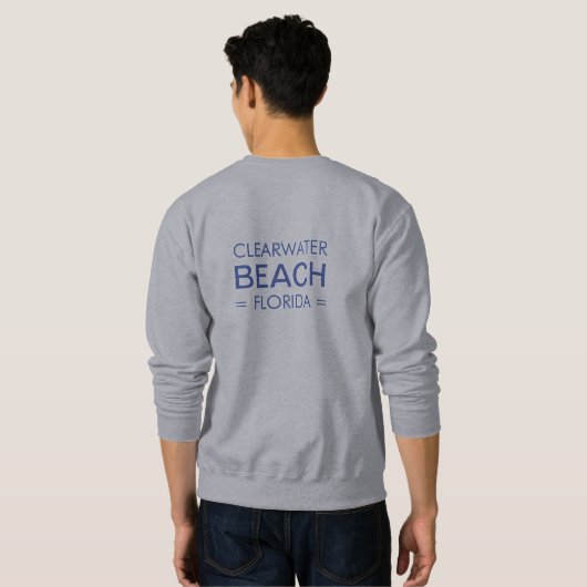 CLEARWATER BEACH Sweatshirt (Achterkant volledig)
