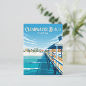 Clearwater Beach USA Briefkaart (Staand voorkant)