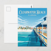 Clearwater Beach USA Briefkaart (Voorkant / Achterkant)