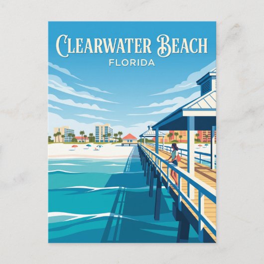 Clearwater Beach USA Briefkaart (Voorkant)
