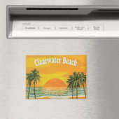 Clearwater Beach,  zonsondergang van Florida Magneet (Insitu (Vaatwasser))