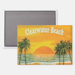 Clearwater Beach, zonsondergang van Florida Magneet