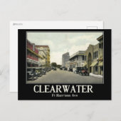 Clearwater FL, Florida, Vintage Briefkaart (Voorkant / Achterkant)