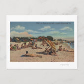 Clearwater, FL - Sunbathers on Clearwater Beach Briefkaart (Voorkant)