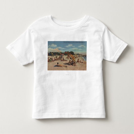 Clearwater, FL - Sunbathers on Clearwater Beach Kinder Shirts (Voorkant)