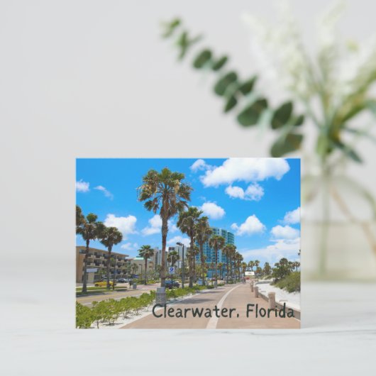 Clearwater Florida briefkaart (Staand voorkant)