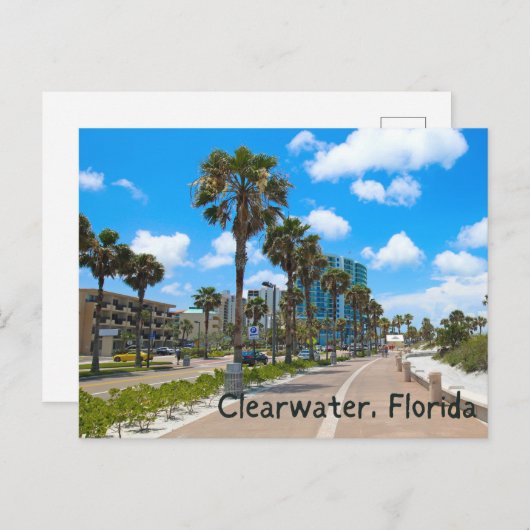 Clearwater Florida briefkaart (Voorkant / Achterkant)
