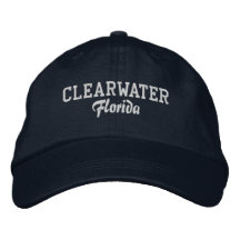 Clearwater Florida Geborduurde Baseballpet