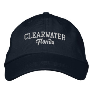Clearwater Florida Geborduurde Baseballpet Pet