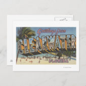 Clearwater, Florida - Large Letter Scenes 2 Briefkaart (Voorkant / Achterkant)