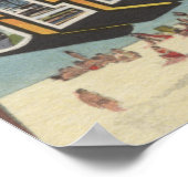 Clearwater, Florida - Large Letter Scenes 2 Poster (Hoek)