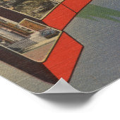 Clearwater, Florida - Large Letter Scenes 3 Poster (Hoek)