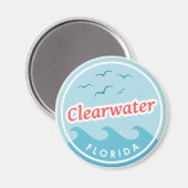 Clearwater Florida Magneet (Voorkant / Achterkant)