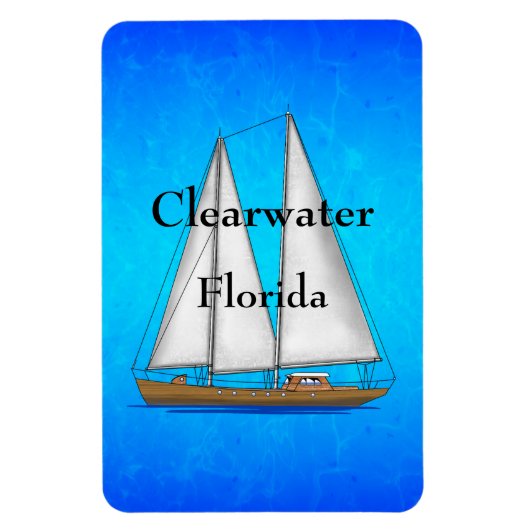 Clearwater Florida Magneet (Verticaal)