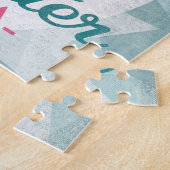 Clearwater Florida Pink Flamingo Retro Legpuzzel (Zijkant)